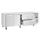 Polar U-serie Premium Koelwerkbank RVS – 2 Deuren, 4 Lades, 476L