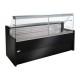 Zoin Tibet Toonbank Zwart 2000mm | RVS Koelvitrine voor Horeca