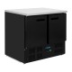 Polar G-serie Koelwerkbank Dubbele Deur Zwart 257L