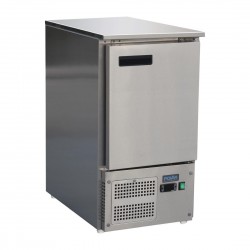 Polar G-serie 1-deurs saladette 88L | Zilveren koelwerkbank RVS