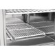 Polar G-serie 3-deurs pizza koelwerkbank met opzetvitrine 436L | RVS Prepareer Counter