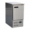 Polar G-serie 1-deurs vrieswerkbank saladette 88L - Zilver RVS werkblad