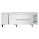 Polar U-serie RVS koelwerkbank met 4 lades & 2 deuren – 284L