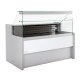 Zoin Tibet Serve Over Counter Grijs 1500mm - RVS Koeltoonbank