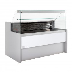 Zoin Tibet Serve Over Counter Grijs 1500mm - RVS Koeltoonbank