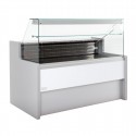 Zoin Tibet Serve Over Counter Grijs 1500mm - RVS Koeltoonbank