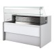 Zoin Tibet Serve Over Counter Grijs 1500mm - RVS Koeltoonbank