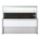 Zoin Tibet Serve Over Counter Grijs 1500mm - RVS Koeltoonbank