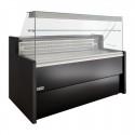 Zoin Tibet Serve Over Counter Zwart 1500mm - RVS Koeltoonbank