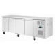 Polar U-serie vierdeurs slanke koelwerkbank RVS - 312L