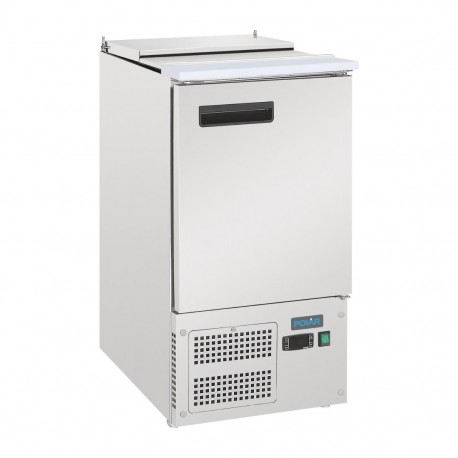Polar G-serie enkeldeurs saladette koelwerkbank RVS – 109L