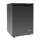 Nisbets Essentials vrieskist 93L 574mm – zwart, gelakt staal