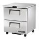 True Diepvrieskast Met 2 Lades TUC-27F-D-2-HC – RVS Onderbouwvriezer Zilver