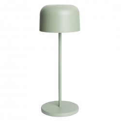 Olympia Siena Draadloze Tafellamp Ronde Koepel Salie 300mm Groen