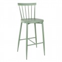 Bolero Windsor Aluminium Hoge Kruk Groen - Set van 2