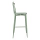 Bolero Windsor Aluminium Hoge Kruk Groen - Set van 2