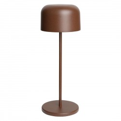 Olympia Siena Tafellamp Ronde Koepel Kastanje 300mm