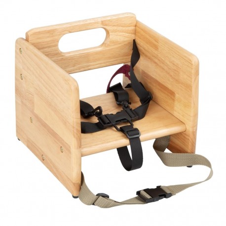 Bolero boosterzitje natuurlijk hout - verstelbaar & stapelbaar