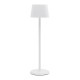 Securit Georgina Draadloze LED Tafellamp Wit - Dimbaar met Magnetische Oplaadkabel