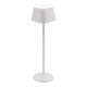 Securit Georgina Draadloze LED Tafellamp Wit - Dimbaar met Magnetische Oplaadkabel