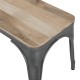 Bolero Bistro Bank Mangohout Donkergrijs 1000mm - Set van 2