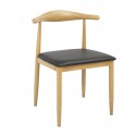 Bolero Camden Gevoerde Interieurstoelen (2 stuks) – Staal – Bruin