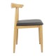 Bolero Camden Gevoerde Interieurstoelen (2 stuks) – Staal – Bruin