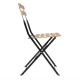 Bolero Perth Pavement Style klapstoelen met houteffect (set van 2)