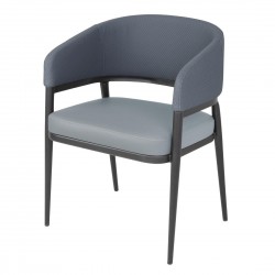 Bolero Meridian Binnenstoelen Steengrijs Blauw – Set van 2