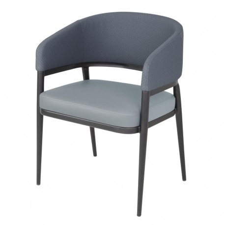 Bolero Meridian Binnenstoelen Steengrijs Blauw – Set van 2