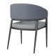 Bolero Meridian Binnenstoelen Steengrijs Blauw – Set van 2