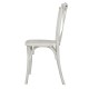Bolero Manhattan Kruisrugleuning Stoelen Limewash Wit - Polypropyleen (Set van 4)