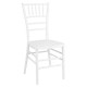 Bolero Chiavari Polypropyleen Stoelen Wit (4 stuks)