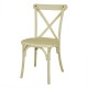 Bolero Manhattan Kruisrug Harsstoelen Naturel – Set van 4