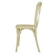 Bolero Manhattan Kruisrug Harsstoelen Naturel – Set van 4