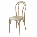 Bolero Soho bentwood-stijl harsstoelen bruin, set van 4 stuks