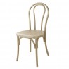 Bolero Soho bentwood-stijl harsstoelen bruin, set van 4 stuks