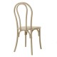 Bolero Soho bentwood-stijl harsstoelen bruin, set van 4 stuks