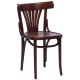 Fameg Bentwood stoelen walnoot – set van 2 stuks