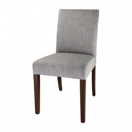 Bolero Chiswick eetkamerstoelen grijs (2 stuks) – hout & textiel