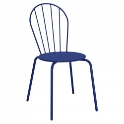Bolero Adeline Stoel Donkerblauw (4 stuks) - Stalen Stoelen voor Binnen en Buiten
