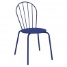 Bolero Adeline Stoel Donkerblauw (4 stuks) - Stalen Stoelen voor Binnen en Buiten