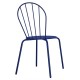 Bolero Adeline Stoel Donkerblauw (4 stuks) - Stalen Stoelen voor Binnen en Buiten