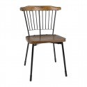 Bolero Scandi Bijzetstoelen Zwart (2 stuks) – Hout & Staal