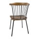 Bolero Scandi Bijzetstoelen Zwart (2 stuks) – Hout & Staal