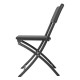 Bolero Rotan Opvouwbare Stoel Zwart - Set van 2 Stoelen