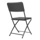 Bolero Rotan Opvouwbare Stoel Zwart - Set van 2 Stoelen