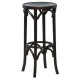Fameg Bentwood Hoge Barkruk – Beukenhouten Rugleuning met Walnoten Zitting