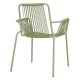 Bolero Melbourne Armstoelen Lichtgroen – Set van 4 Stoelen