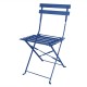 Bolero Perth Klapstoelen Marineblauw – Gepoedercoat Staal (Set van 2)